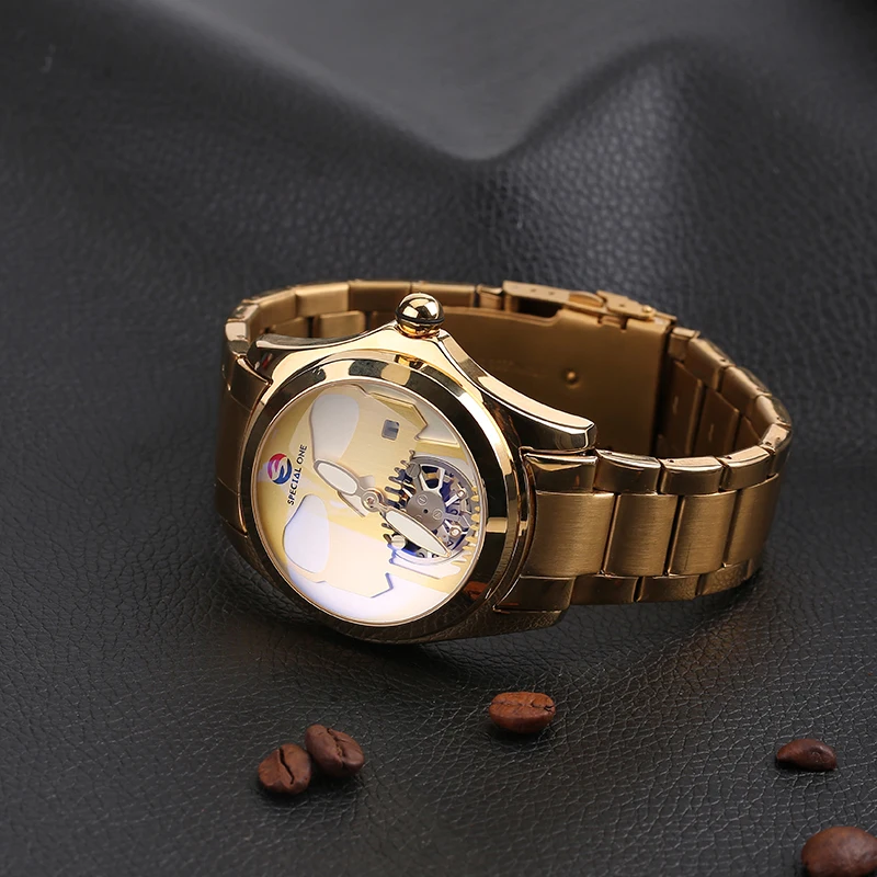 Часы наручные Мужские Аналоговые модные водонепроницаемые кварцевые с кожаным