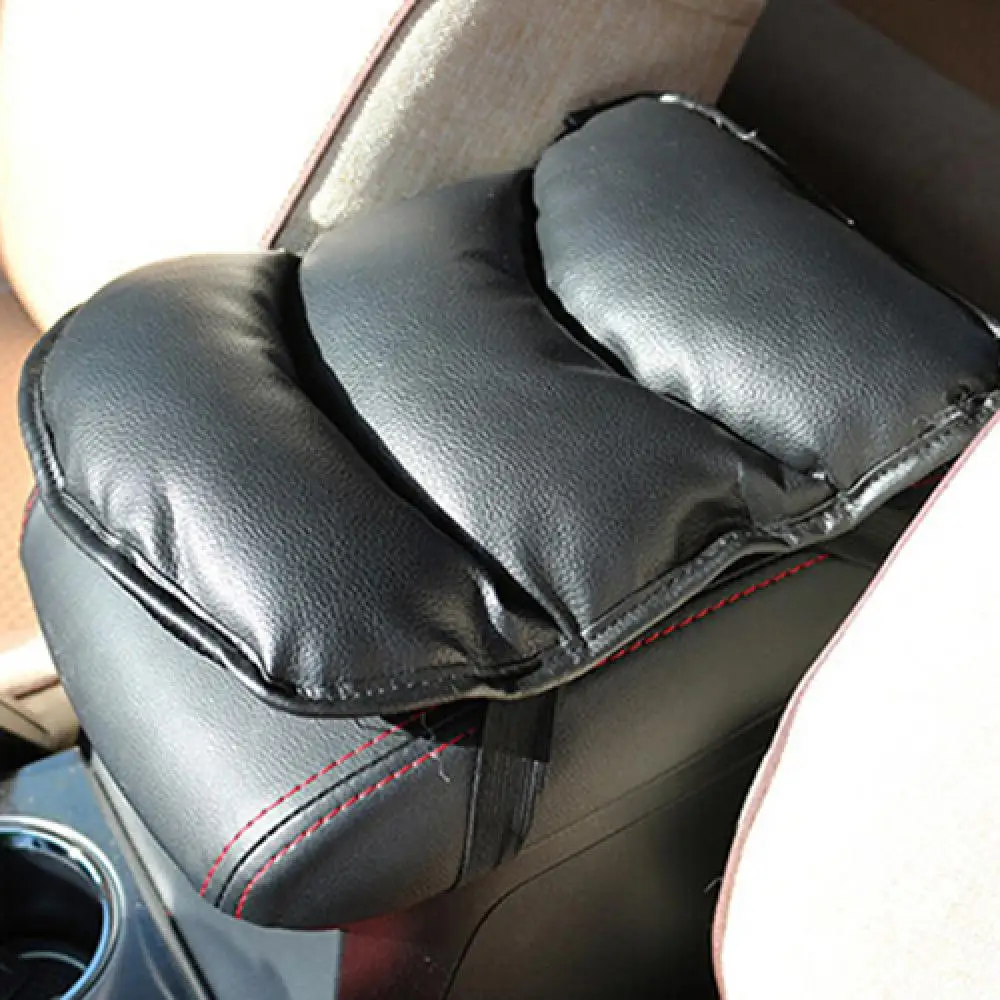 

Auto Central Armrest Car Soft Faux Leather Armrest Consoles Seat Covers Pad Vehicle Cushion Pillow Universal Car Seat Padding