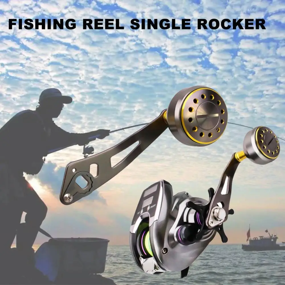 

40% Discounts Hot! Metal Fishing Reel Handle Ball Knob Rocker Arm Grip Replacement Accessories