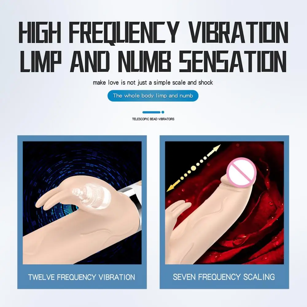 Реалистичный Вибратор фаллоимитатор Электрический Телескопический вибратор