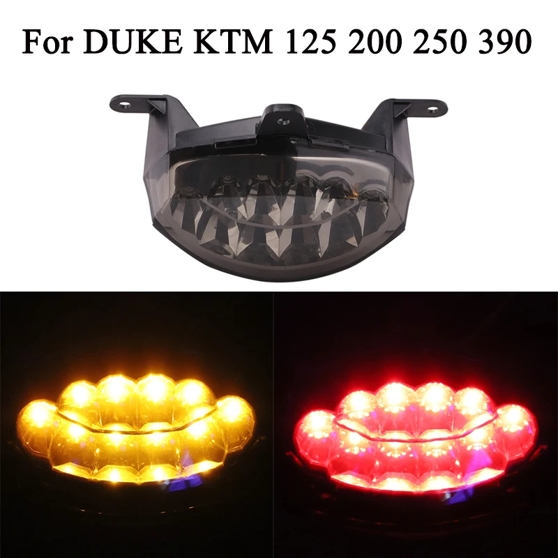 Мотоциклетные задние светильник поворотники Интегрированный Светодиодный