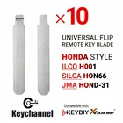 10 шт., сменные лезвия для ключа Honda Type HO01 HON66