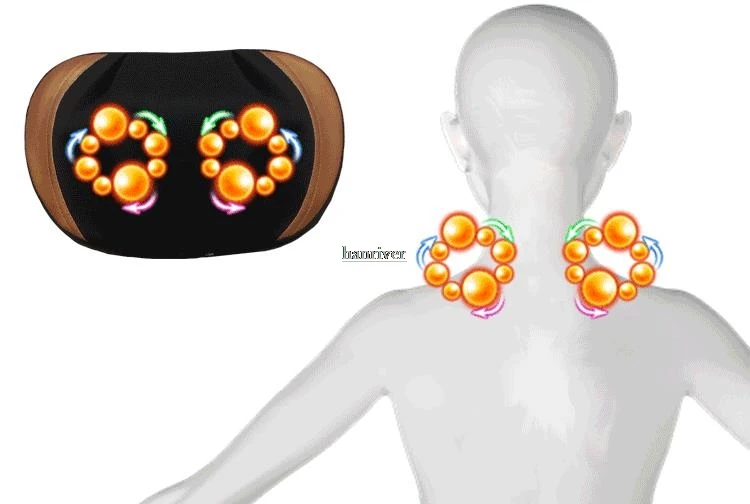 Шейное устройство для массажа шеи домашний массаж коврик для всего тела многофункциональная Массажная Подушка открытая спина