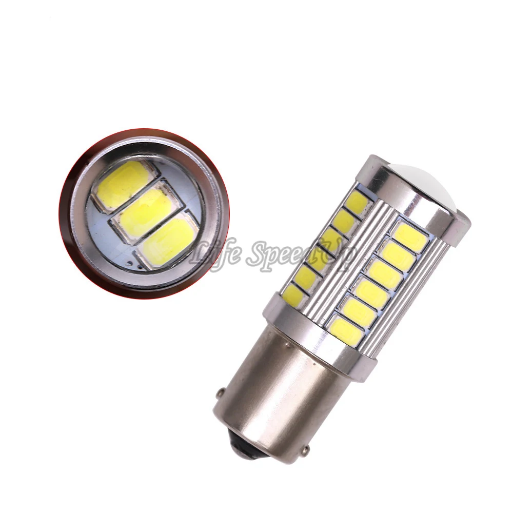 10 шт. 1156 BA15S 33 светодиодный 5630 SMD Автомобильные габаритные огни тормозные авто