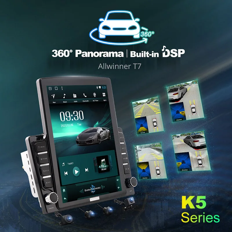 Android auto DSP 9 7 "вертикальный Tesla 10 автомобильный медиа-радио GPS PX6 4 + 64G для Volkswagen VW