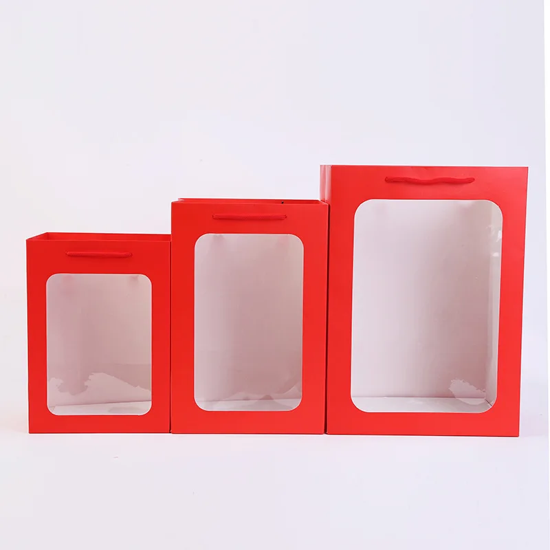 Цветок сумки прозрачный букет Подарочная сумка свадебный фестиваль Конфета