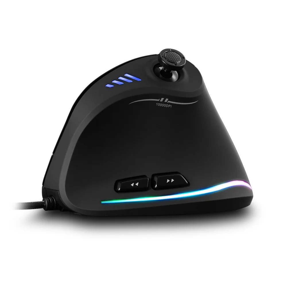 

Мышь Компьютерная Проводная вертикальная с Rgb-подсветкой, 2,4 ГГц