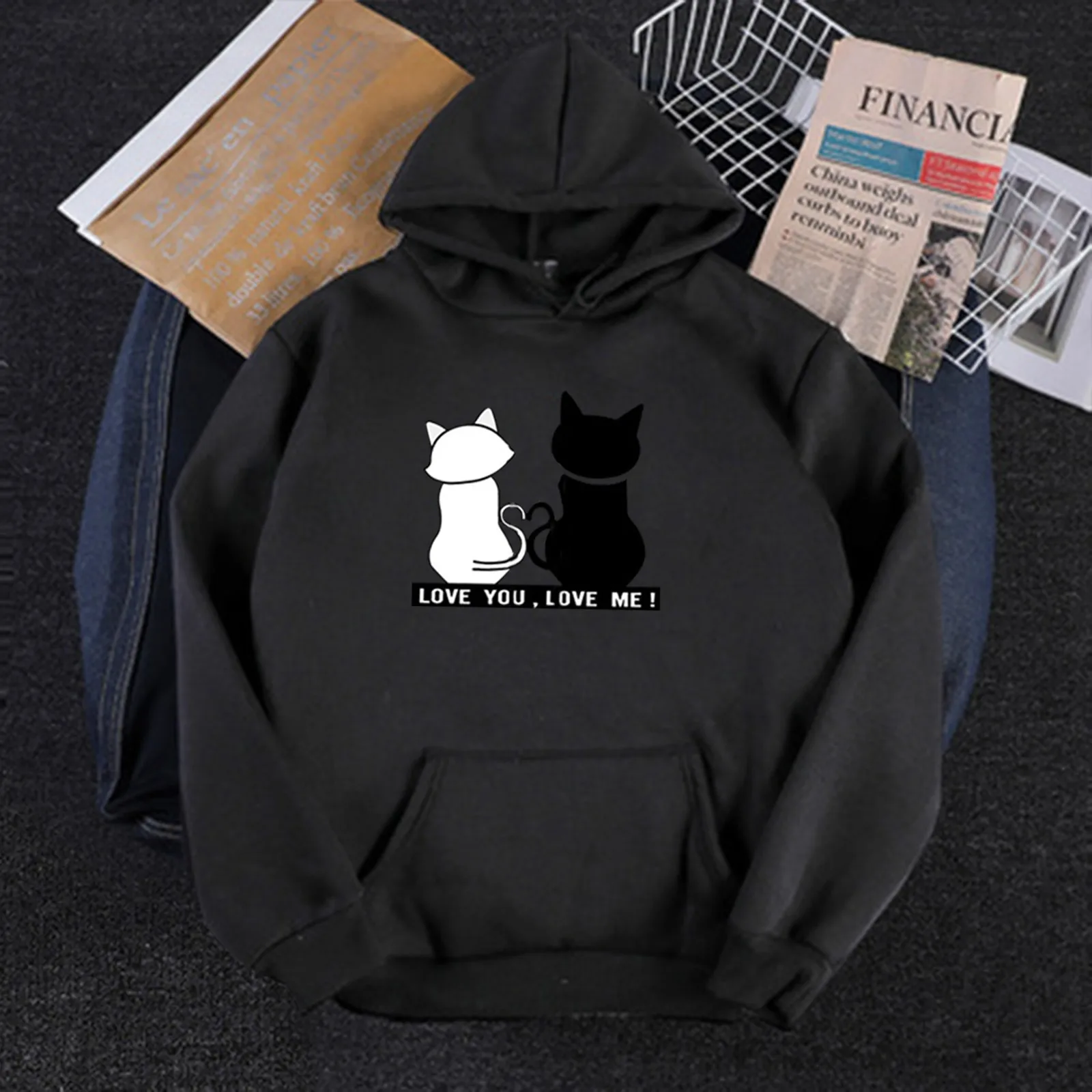 Korean Sweatshirt Women Autumn Hoodie Girl Autumn 90s Harajuku Long Sleeve Print Pullover Hoodie Sweatshirt Tops Sudaderas