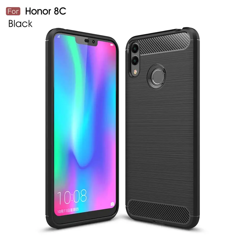 Противоударный мягкий чехол из углеродного волокна для Huawei honor 9X 20S 20 pro P20 lite 2019 Nova