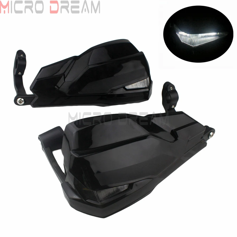 For BMW R1200GS LC ADV 2014-2017 F650GS F700GS F800GS F800R LED Motorcycle Handguards w / Signal Lights and Daytime Running Lamp |