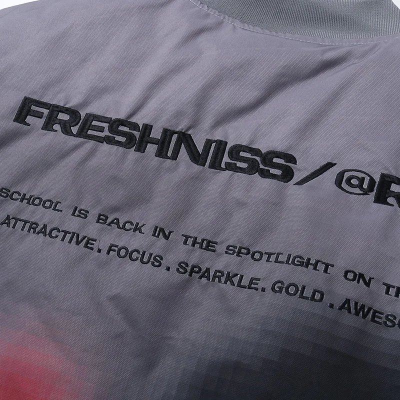 Зимние мужские стеганые куртки LENSTID на молнии парка в стиле хип-хоп уличная