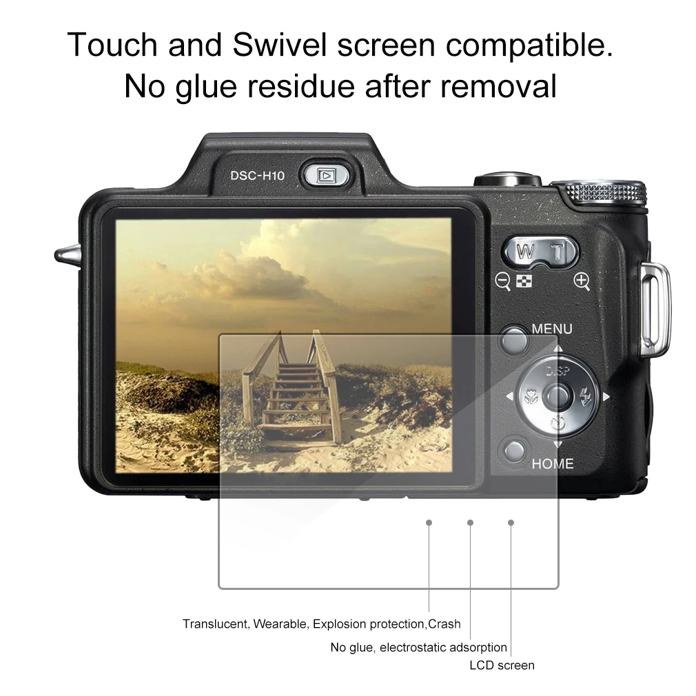 

0.4MM Screen Digital Camera Protective Film Super Thin 8H Premium Tempered Glass Suitable For SONY HX400 Camera