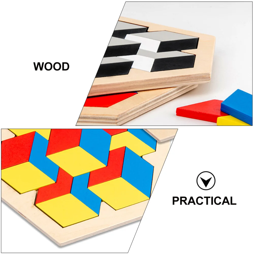 

3 Pcs 3D Puzzles Educational Playthings Kids Educational Blocks Jigsaw Puzzles