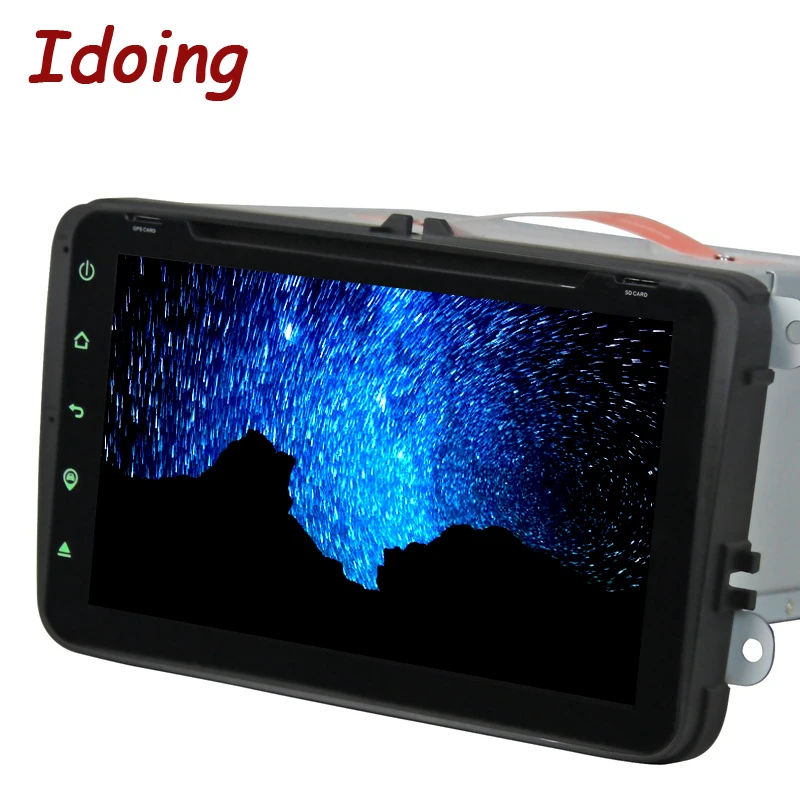 Idoing 2Din GPS навигация Android 8 0 для VW GOLF 5 Polo CC PASSAT Tiguan Core автомобильный DVD