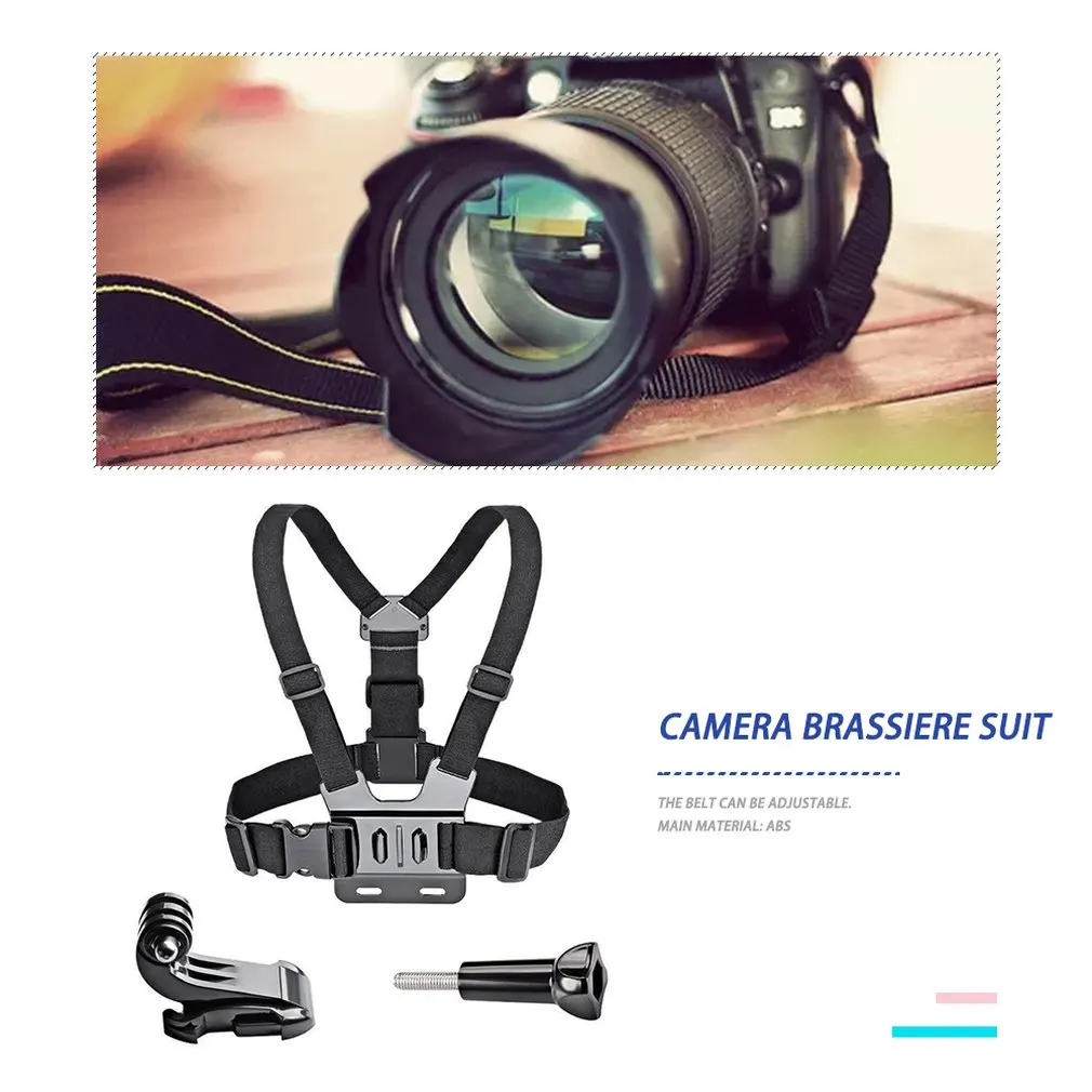 

Adjustable Chest Body Strap Mount Harness Belt for Gopro Hero 2/3/3+/4/5/6