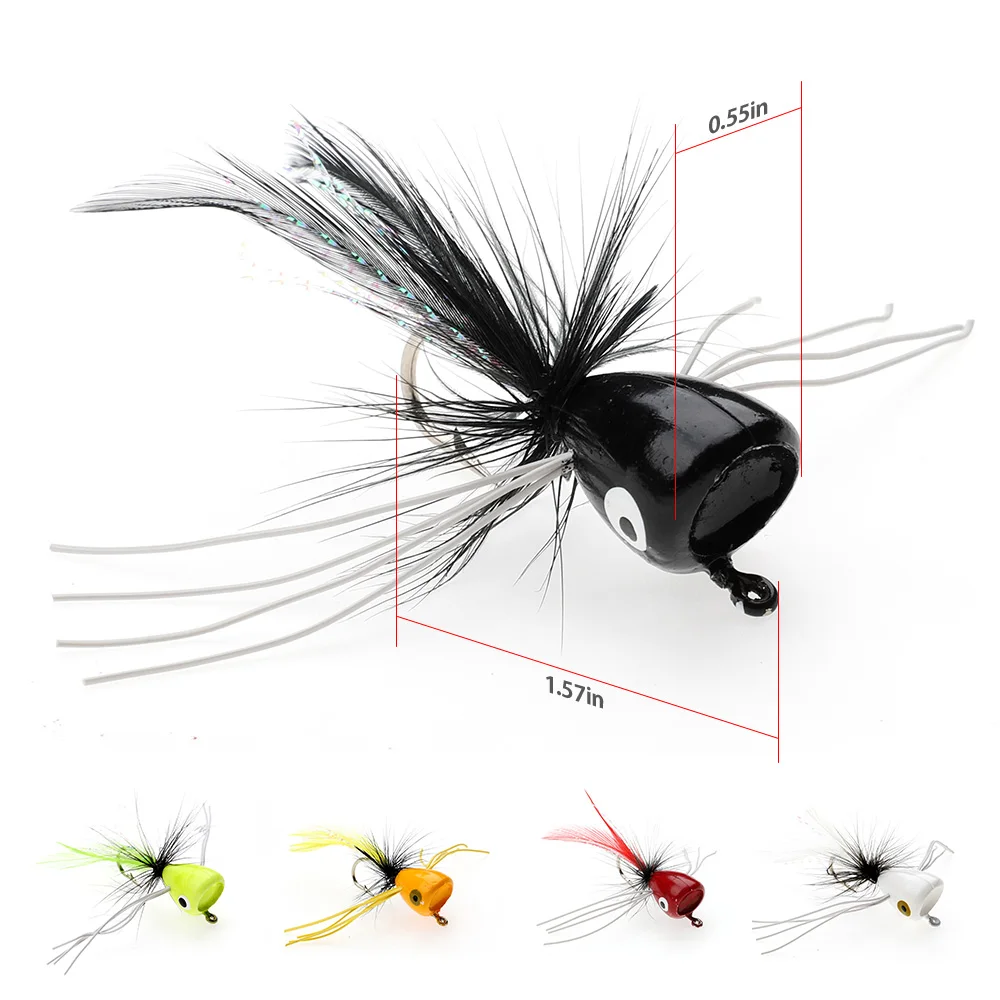 Воблеры для насекомых DONQL 15 шт. приманки ловли нахлыстом с заточенным крючком