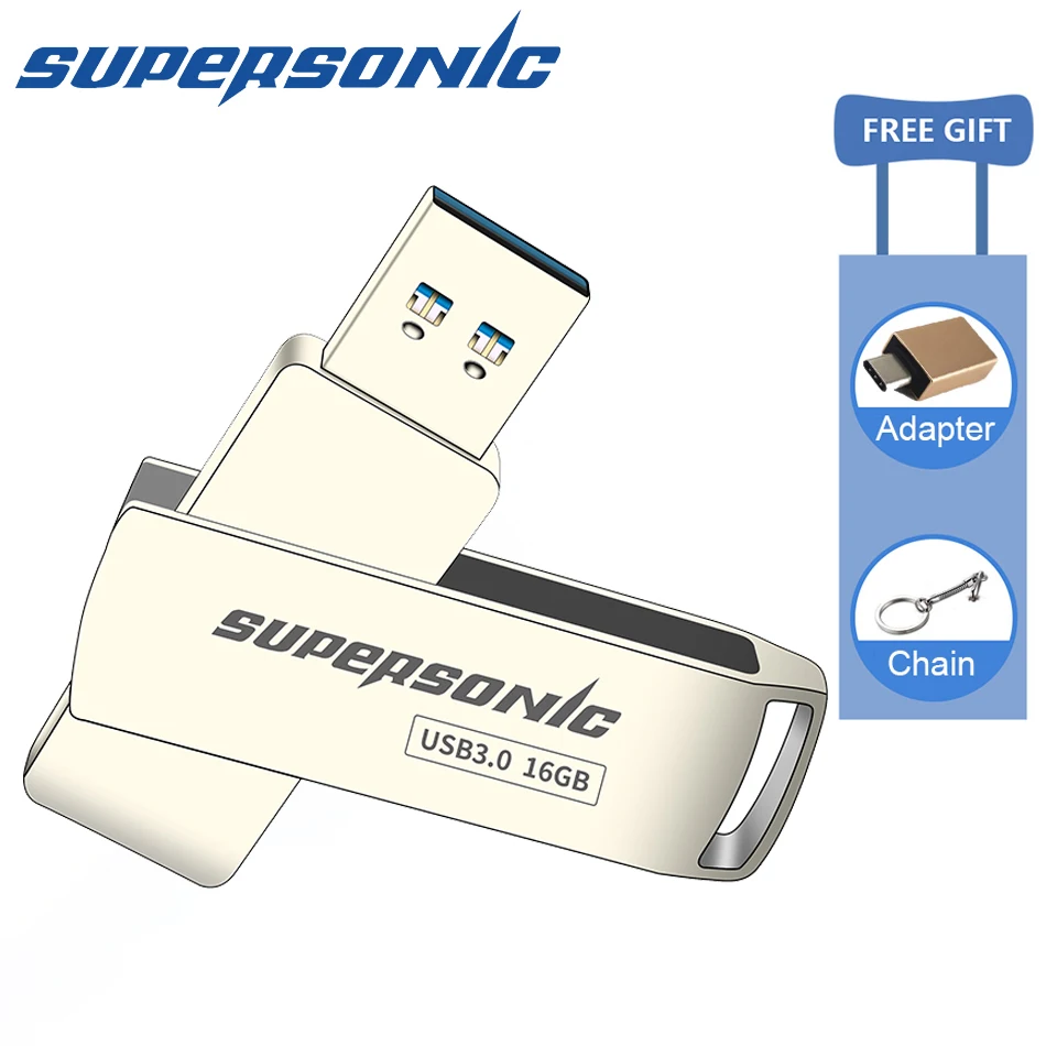 

Metal USB Flash Drive 32GB 16GB Pen Drives USB3.0 OTG Memory Stick for Android Phone Waterproof U Disk on Key