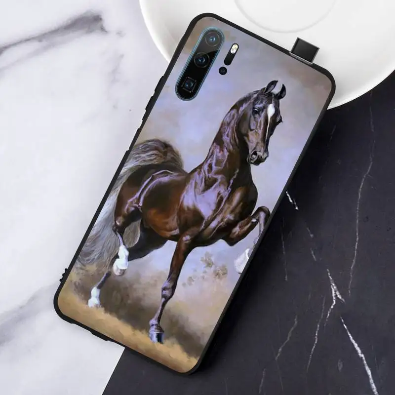 

Beautiful horse Running Steed Phone Case For Huawei honor Mate P 10 20 30 40 Pro 10i 9 10 20 8 x Lite