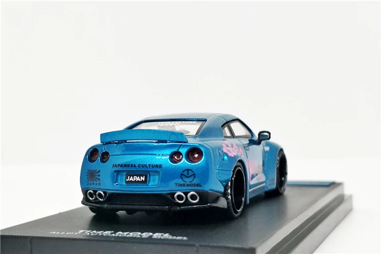 1: 64 раз модель Nissan GTR R35 японская Гора Фудзи сакула литая под давлением модель автомобиля