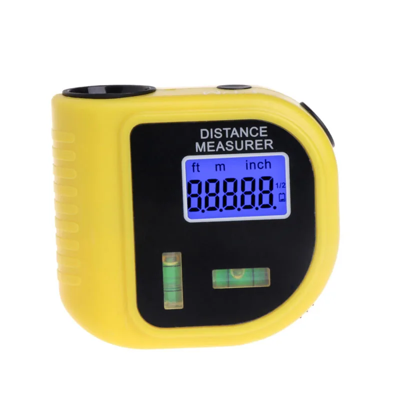 

CP-3010 Handheld 18M Mini Ultrasonic Digital Tape Measure Laser Range Finder CP3010 LCD Distance Meter Rangefinder Level Tool