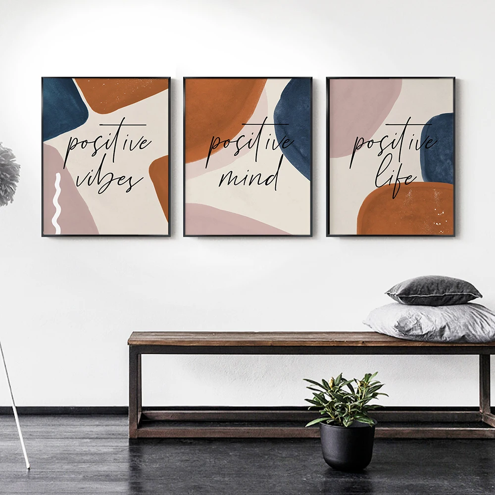 

Inspirational Quotes Poster Typography Canvas Painting Abstract Art Print Boho Modern Wall Picture For Living Room Home Decor