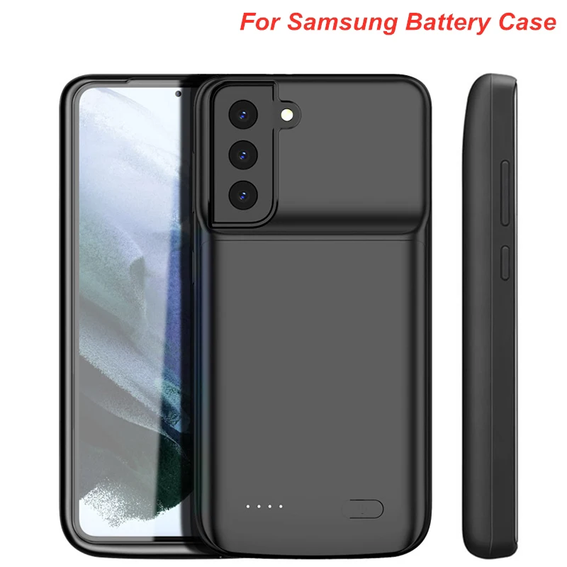 4700 mah to 6000 mah for samsung galaxy s21 s21 plus s21 ultra charger case smart phone battery cover power bank free global shipping