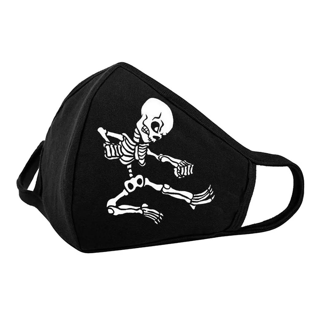 

Fashion Face-masks Reusable Luminous Mascherine Washable Unisex Cloth Mascarilla Reutilizable Halloween Cosplay Masker