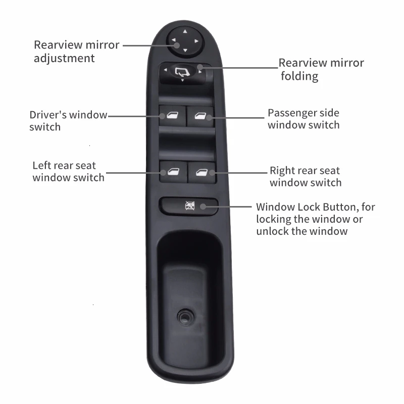 Переключатель Стеклоподъемника SPEEDWOW Электрический главный выключатель