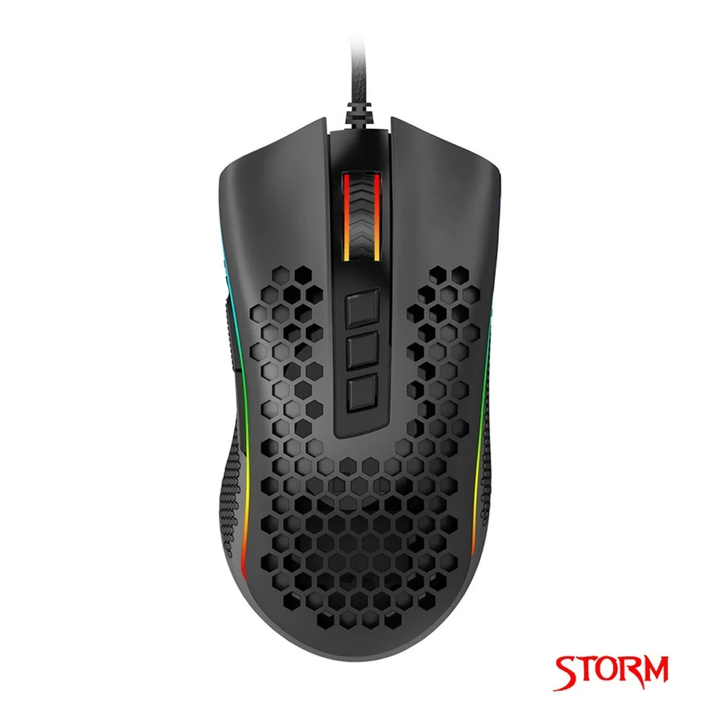 

Мышь игровая Redragon Storm M808 Проводная с RGB-подсветкой, 12400 DPI