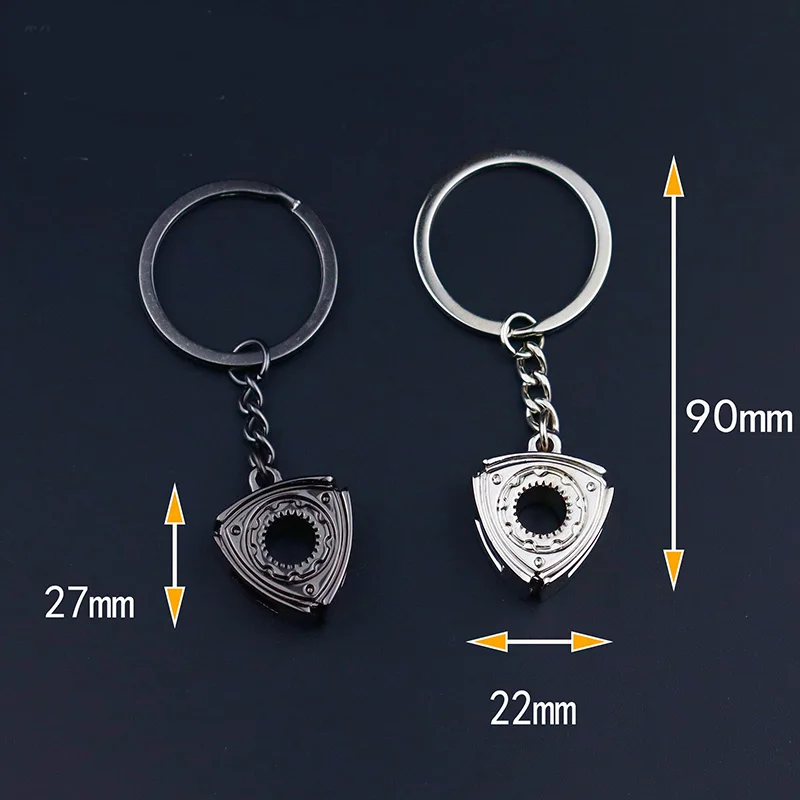 Брелок для ключей Mazda поворотный Ротор двигателя Wankel RX7 RX8 2 3 Atenza Axela Запчасти турбо