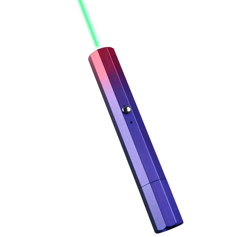 

450nm Blue Laser Pointer 532nm Green laser pen 650nm Red Laser Built-in USB Rechargeable Beam Pointer Pen