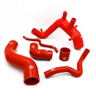 Силиконовый Впускной шланг турботрубатрубка в комплекте красный для V W Golf IV  BORA 1,8 T (6 шт.) красныйсинийчерный