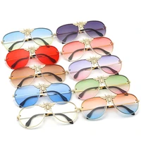 bee sunglasses women 2021 luxury brand quality oversized harajuku street style uv400 y2k glasses eyewear gafas de sol mujer