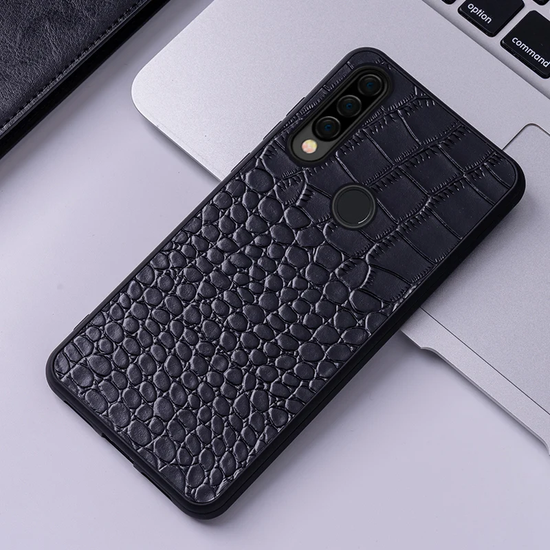 Чехол из воловьей кожи для телефона Huawei Mate 9 10 20 Pro P10 P20 P30 lite чехол Honor 8X задняя
