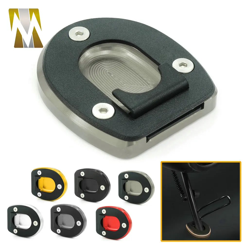 

For GTS 250 300 GTS250 GTS300 2014 2015 2016 2017 2018 2019 2020 Enlarge Extension Plate Pad Side Stand Kickstand Cover