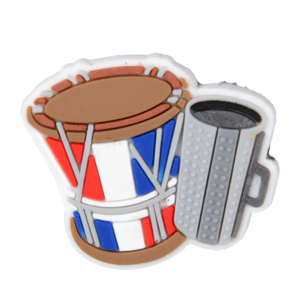 Одиночная распродажа 1 шт. подвески для обуви из ПВХ смайлик бутылки с едой Пряжка