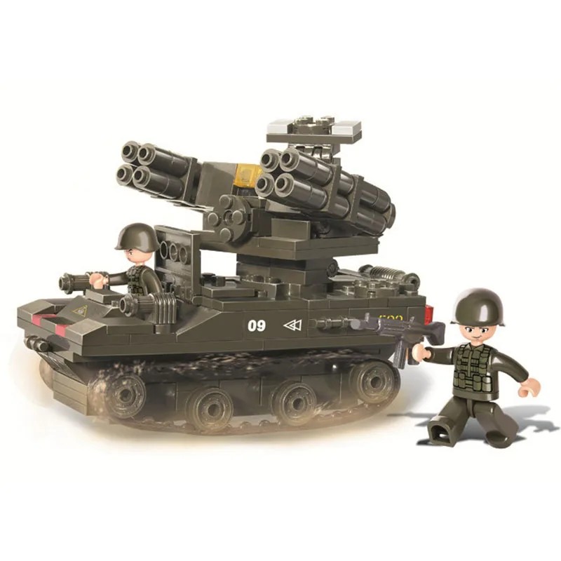 

207Pcs Sluban M38-B0283 Military Forces Series Building Block TOR-M1 Air Defense System Model Puzzle Educational Baby Toy