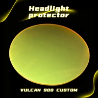 for kawasaki vulcan 900 classic 2006 2017 2016 2015 motorcycle accessories screen lens guard acrylic round headlight protector