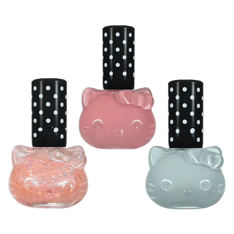 

Kitty Cat Nali Polish 12ml Semi Permanent Polish Color Nail Polish Without Baking Speed and Dry Smell Colorful Nail Decoration