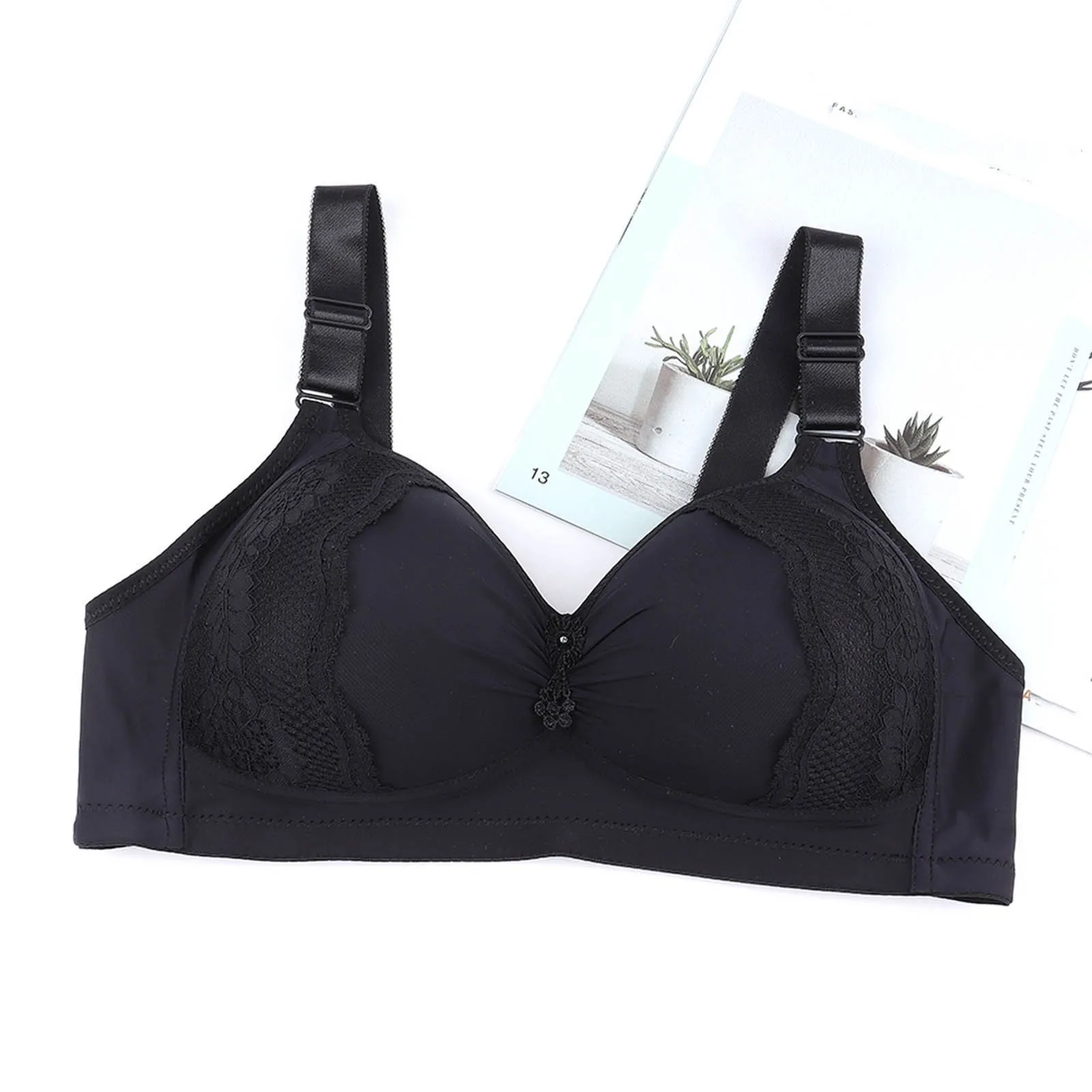 Сексуальное кружевное нижнее белье женское бюстгальтер пуш-ап Регулируемая пара