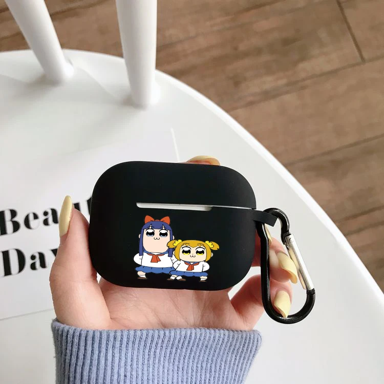 

Anime Pop Team Epic Silicone Case for Airpods Pro Case Wireless Bluetooth for Apple Airpods Pro Case Cover Earphone Case