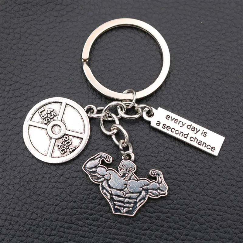 Креативный брелок из металла Вдохновляющие страсть в виде анха Фитнес