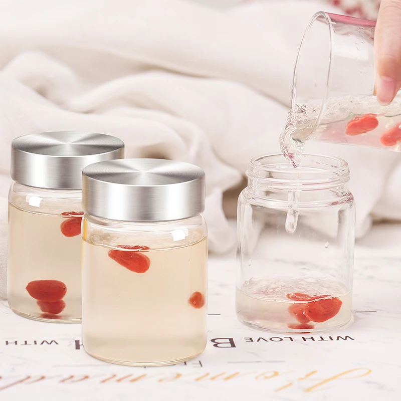 AMINNO Bird's Nest Бутылка для хранения чая Caddy Jar Контейнер еды Gaopeng Кремниевое стекло