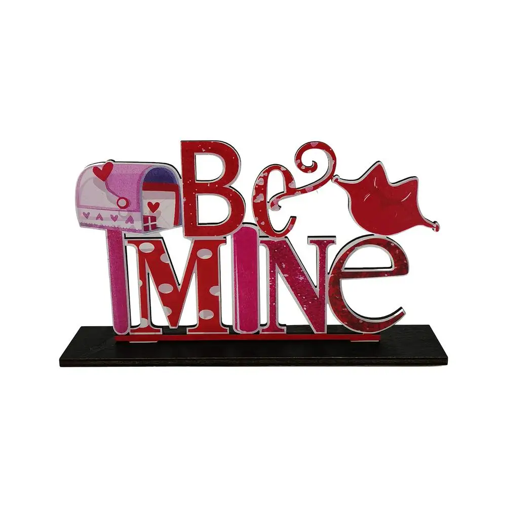 

1 шт. праздничный Настольный знак, украшение, настольный знак Kiss Me, украшение, деревянный центральный элемент, декор для любви, изысканный вн...