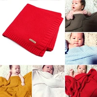 baby blanket knitted newborn swaddle bag blankets super soft toddler infant bedding quilt for bed sofa basket stroller blankets