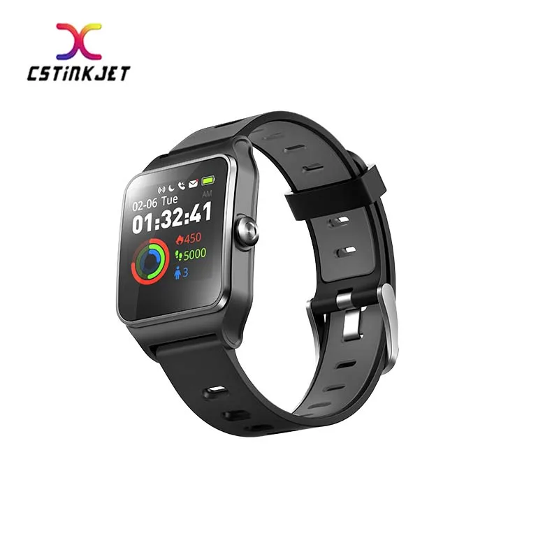 Фото DHL доставка CSTINKJET gps IP68 умные часы мужские wo Bluetooth Strava ЭКГ несколько спортивные