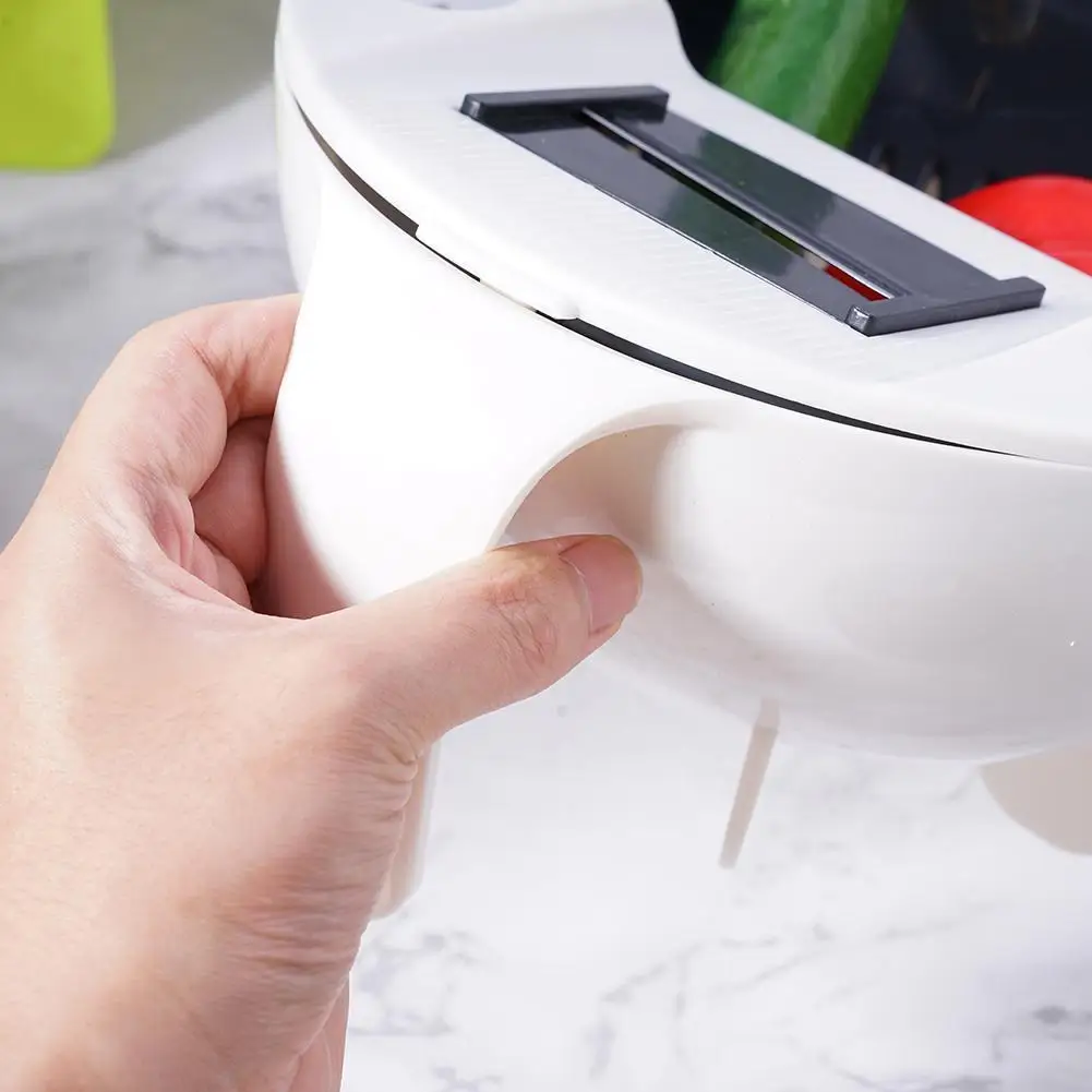 Многофункциональная вращающаяся овощерезка 9 в 1 терка для фруктов со сливной