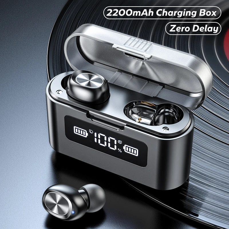 Беспроводные Bluetooth наушники Sylas TWS для Xiomi Mini сканер отпечатков пальцев гарнитура