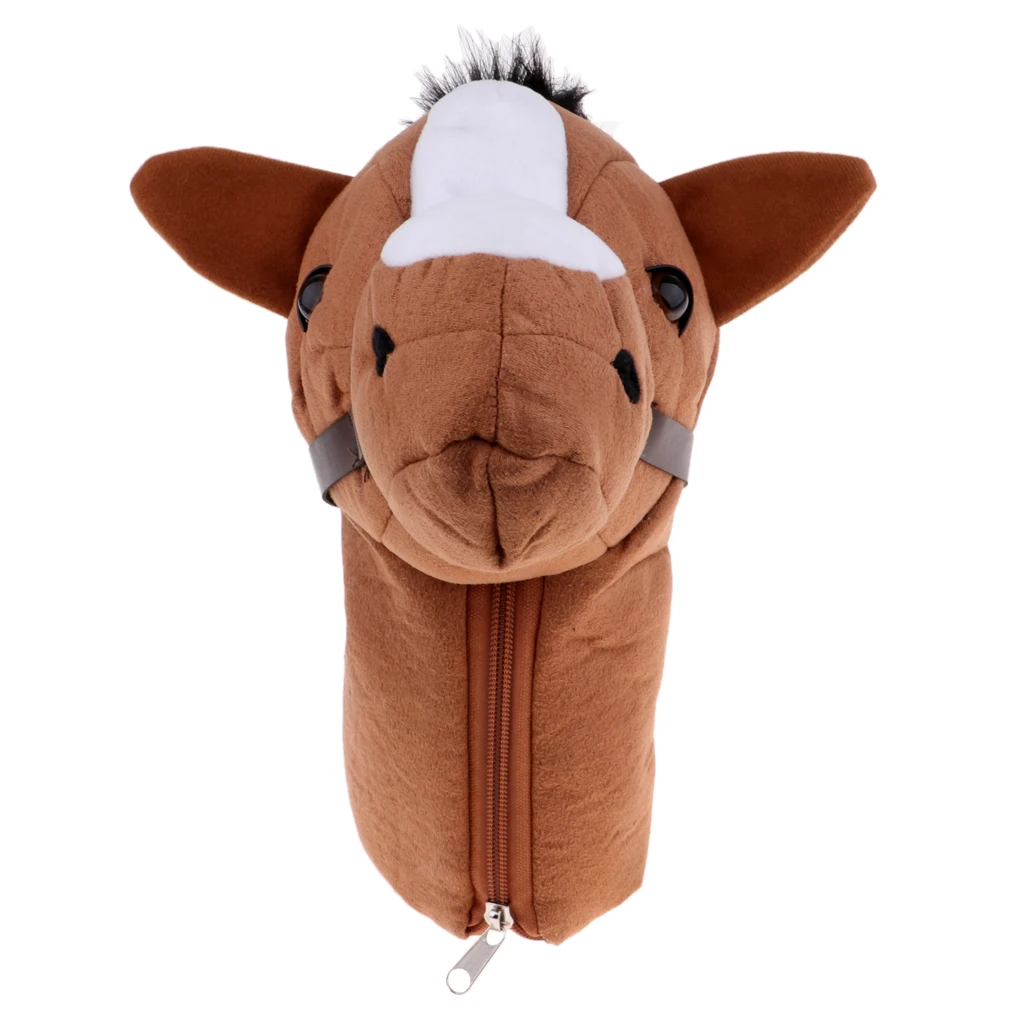 

Brown Horse Head Golf Club Head Cover Protective Headcover Gift Accessories