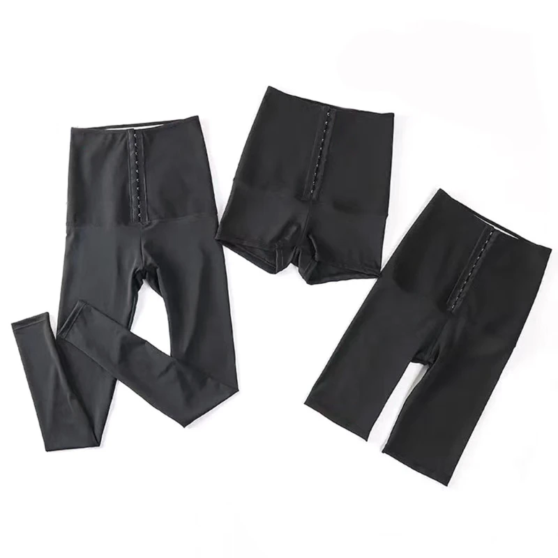 

Women Tummy Control Corset Leggings High Waist Heater Sauna Sweat Shorts Weight Loss Body Shaper Slimming Workout Pants